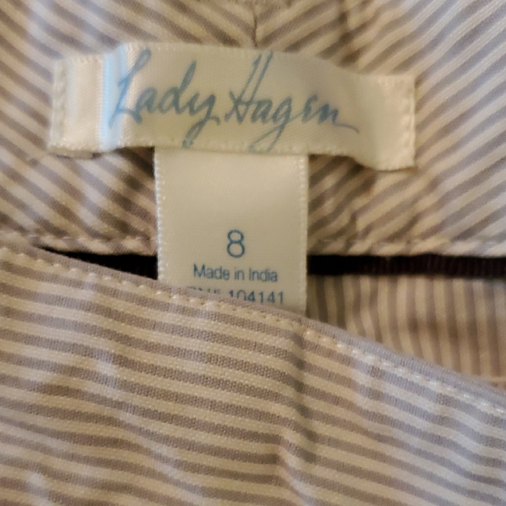 Women's Striped Shorts - Picture 2 of 4